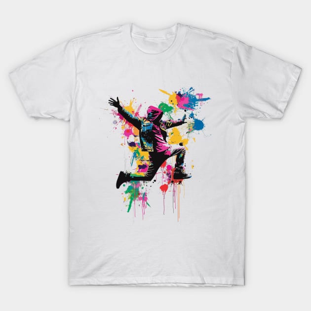 street art colorful graffiti T-Shirt by byBenci